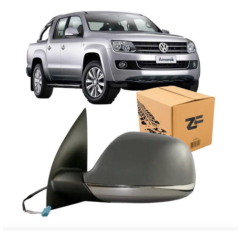 Espejo Eléctrico Base Cromada Volkswagen Amarok / Zofree