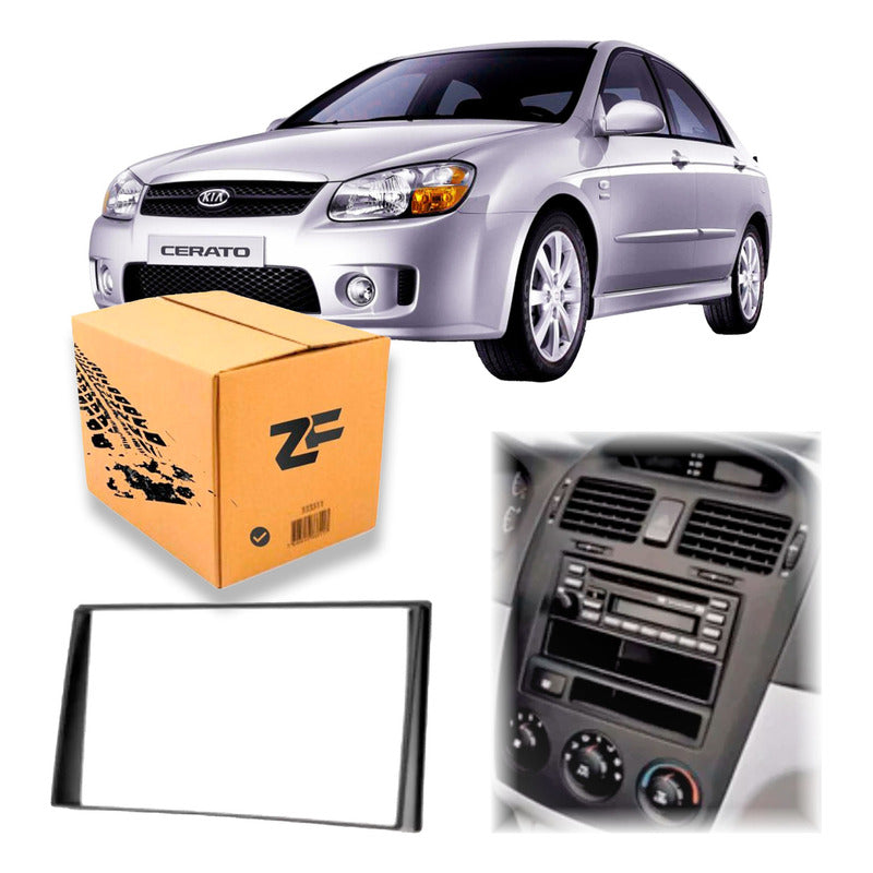 Panel Tablero Cambio Radio / Kia Cerato / 2004-2008