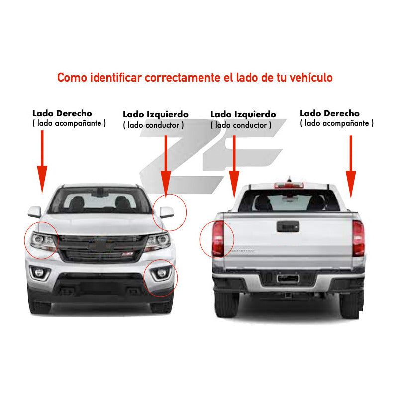 Espejo Chevrolet Dmax 2015 -2022 Negro Manual / Taiwan