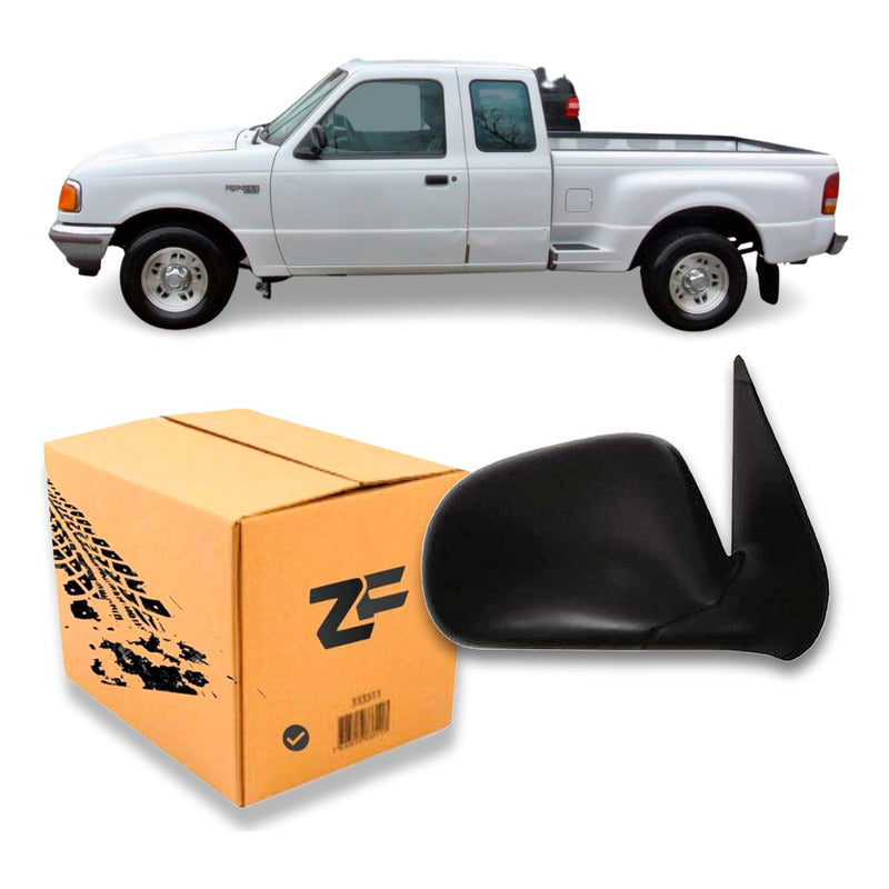 Espejo Exterior Ford Ranger 1993/1997 Negro Manual
