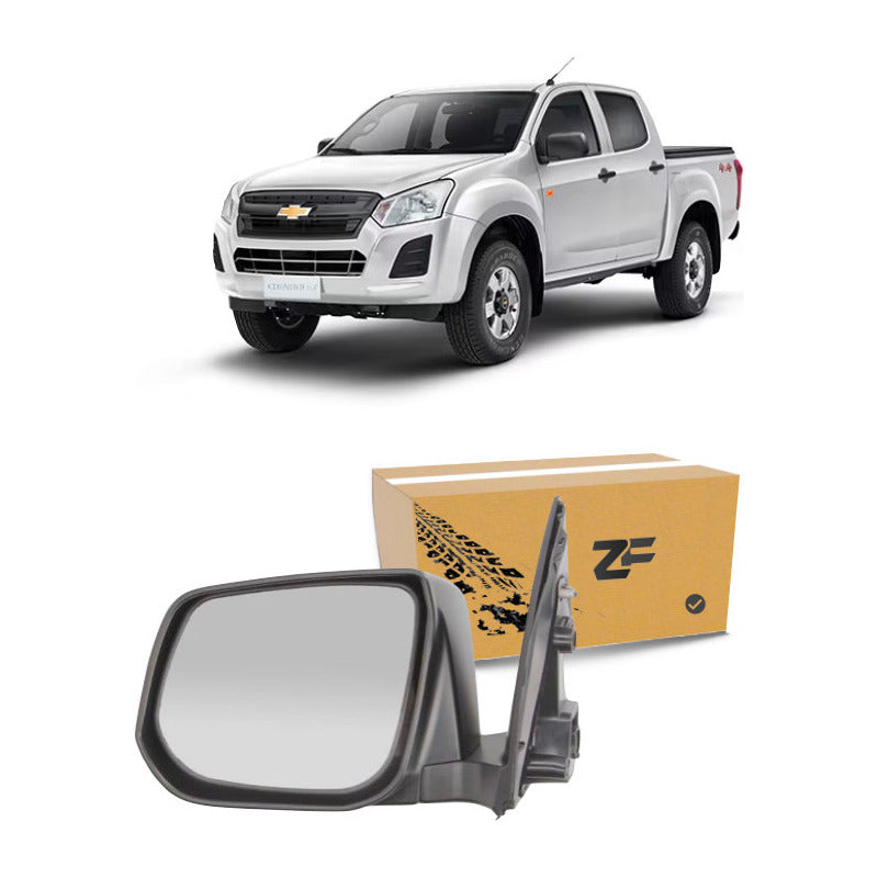 Espejo Chevrolet Dmax 2015 -2022 Negro Manual / Taiwan