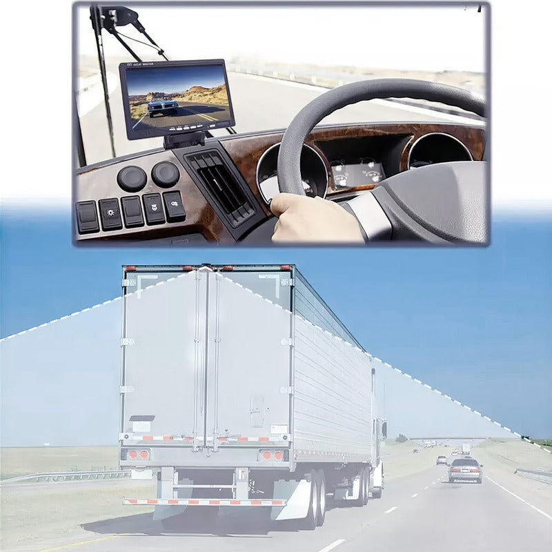 Kit 24v Cámara Camion/bus + Monitor 7 + Rca 20 Metros / Zf