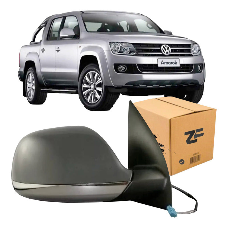 Espejo Eléctrico Base Cromada Volkswagen Amarok / Zofree