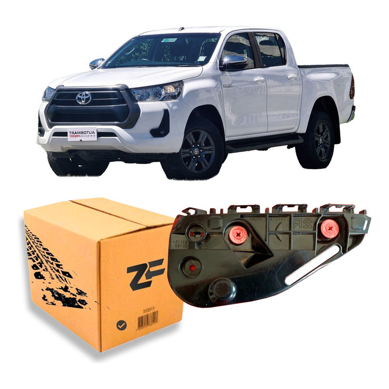 Guia Mensula Parachoque Delanter Toyota Hilux 4x4 2016/2021