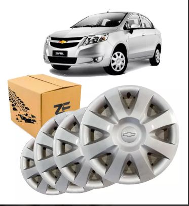 Tapas Rueda Chevrolet Sail 2010-2015 Aro 14 / 4 Unidades