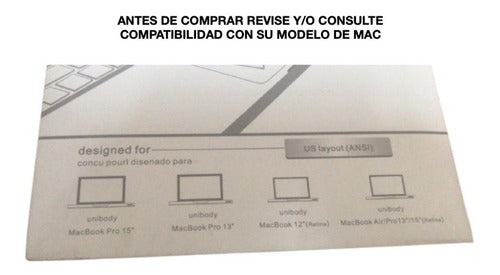 Protector Lámina De Teclado Macbook