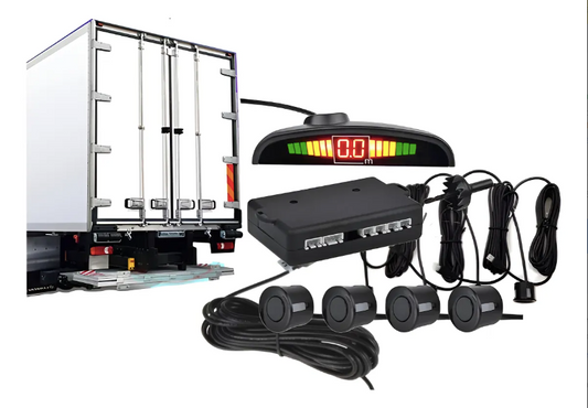 Sensor De Retroceso 24v Camiones Y Buses Cable 20m Engomado