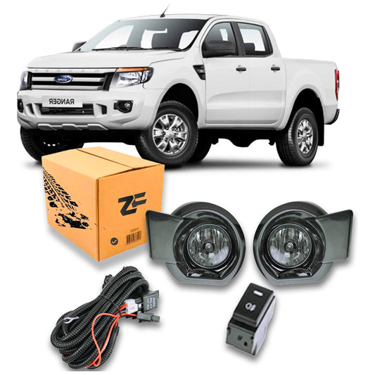 Neblineros Ford Ranger 2013/2015 Kit Completo Bicel Gris