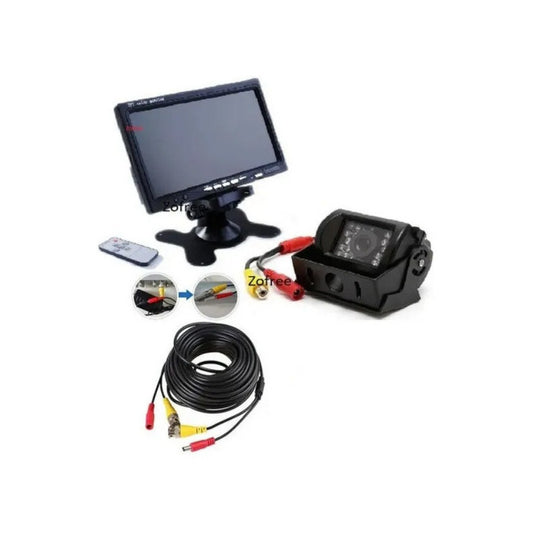 Kit 24v Cámara Camion/bus + Monitor 7 + Rca 30 Metros / Zf