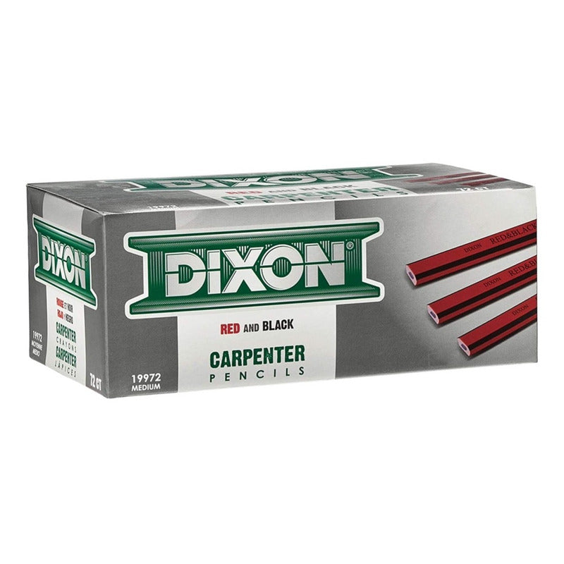 Lápiz Carpintero Industrial Dixon (12)  Más Saca Punta Irwin