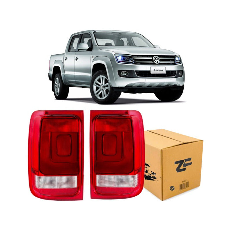 Faroles Traseros Volkswagen Amarok  Con Placa De Ampolletas