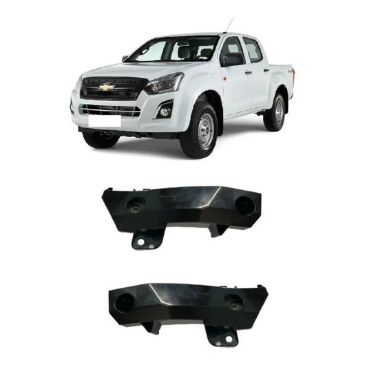 Par Guia Mensula Parachoque Chevrolet Dmax 2018 2020 / Zf