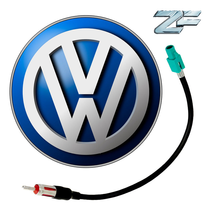 Adaptador Conector Antena Radio P/ Volkswagen 2002+ / Zofree