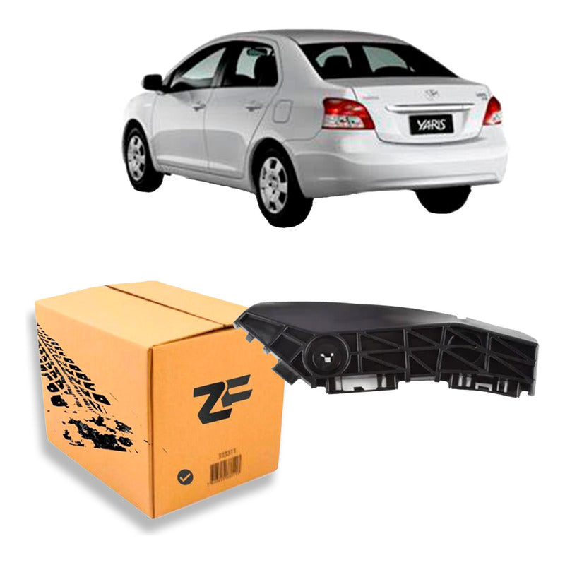 Guia Mensula Parachoque Trasero Toyota Yaris Sedan 2006/13