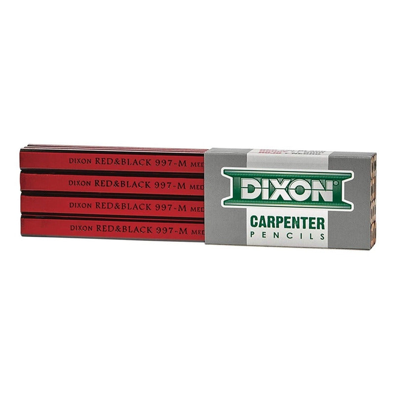 Lápiz Carpintero Industrial Dixon (12)  Más Saca Punta Irwin