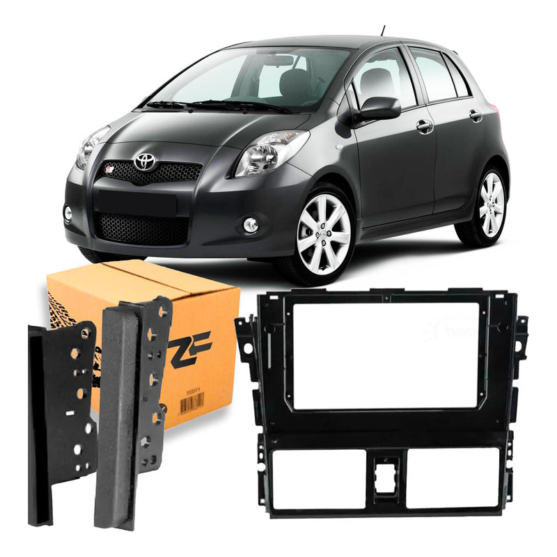 Panel Tablero Cambio Radio Toyota Yaris 2013 Superior /zf