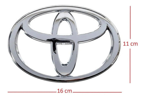 Logo Mascara Insignia Toyota Hilux 2012-2015 16x11 Cms /zf