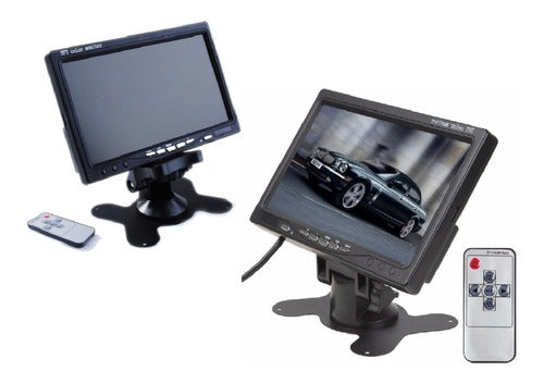 Kit 2 Monitores Lcd Color 7 Pulgadas Doble Video / Zofree